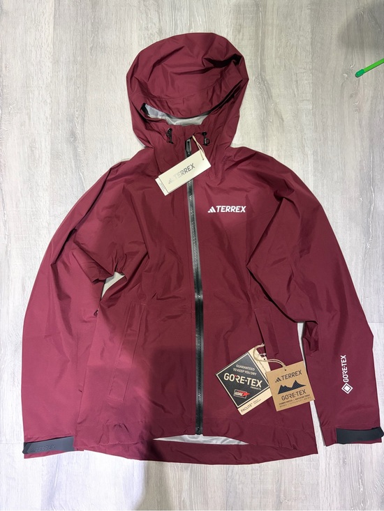 adidas Other - Adidas Terrex Gore-tex Rain Ski Snowboard Jacket Red Burgundy size XS